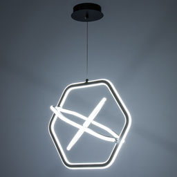 Светильник BayerLux «Денти» LED 130 Вт 6000К черный 40×40×120 см