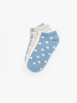 Desenli Kad?n Patik ?orap 5li