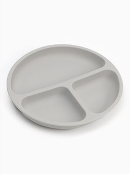Тарелка детская секционная, 3 секции, серый, Mum&Baby