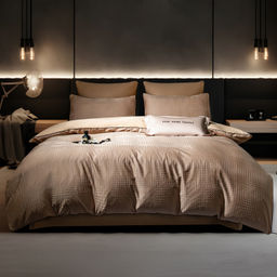 Комплект постельного белья Сатин-Жаккард Тессоро MT004 Евро 4 Наволочки