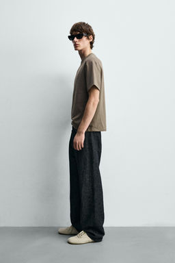 CAMISETA RELAXED FIT COSTURAS / Vis?n medio - Zara фото 4