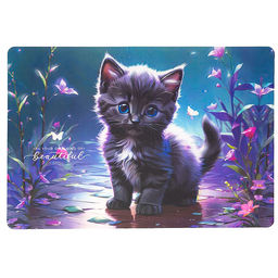 Накладка на стол 3D "Beautiful Cat" 43x29 см, пластиковая 500 мкм, с цветным рисунком