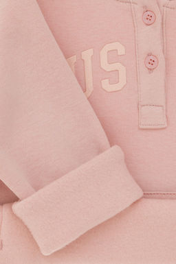 Базовый свитшот пыльно-розового цвета для девочек Неожиданная скидка в корзине - U.s. polo assn фото 4