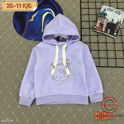 Кофта для девочки с капюшоном