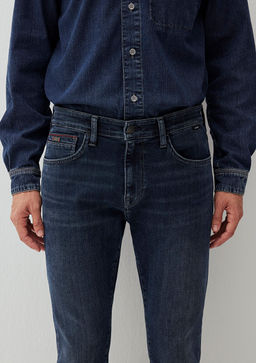 Jake Mavi Black Soluk Gece Mavisi Jean Pantolon  фото 6