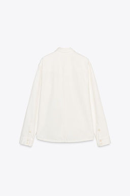 ZW COLLECTION DENIM SHIRT - Zara фото 9