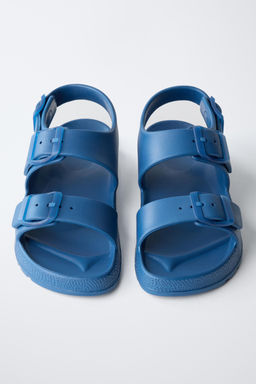 SANDALIA ENGOMADA HEBILLAS / Azul - Zara фото 4