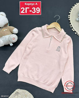 свитер для девочки со стразами - Bruno фото 2