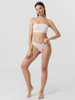 Цена за 2 штуки! Трусы слипы женские кремовые жемчуг 412619 - Mark formelle фото 3