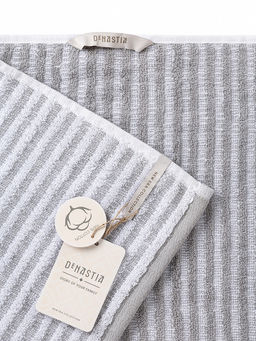 Полотенце махровое 70x140 серый махровая ткань - Denastia фото 2