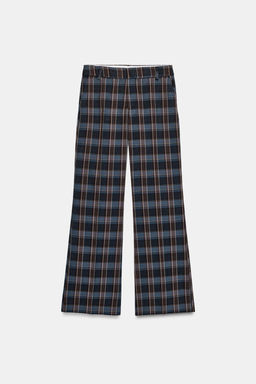 CHECK TROUSERS - Zara фото 10