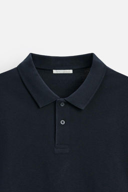 TEXTURED PIQUE POLO SHIRT - Zara фото 8