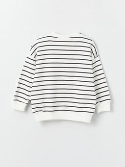 Bisiklet Yaka Bask?l? Erkek Bebek Sweatshirt - Waikiki фото 3