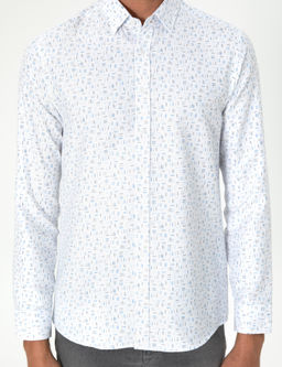 Mavi Slim Fit Uzun Kollu G_mlek