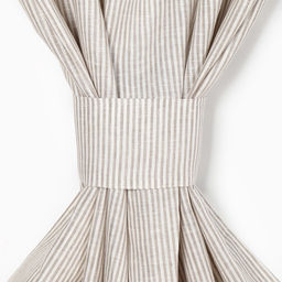 Шторы для кухни Этель Straightforward, 140×180 см-2 шт., подхваты 2 шт., лен 100%