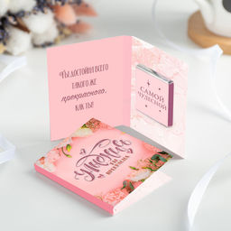 Мини-открытка "Улыбнись, ты прекрасна"