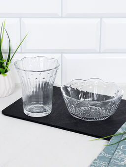 Набор стакан и салатник / 9021 /уп 48/ в подарочной упаковке - ГалеонТрейд фото 2