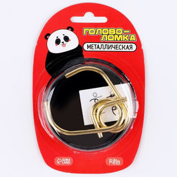 Головоломка металлическая «Прокачаем способности на максимум? Вместе с Бэмбэм», на блистере