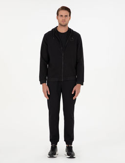 Siyah Slim Fit 3 _plik Pa_as_ Lastikli E_ofman Alt_