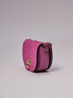 Сумка замшевая Azaro 31032 фиолетовый флокс