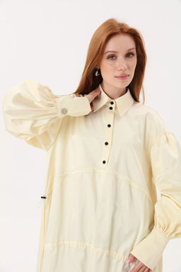 Платье NIKVA н802-2 сливочный/черный  фото 5