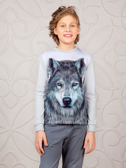 Пижама "Робби",серый