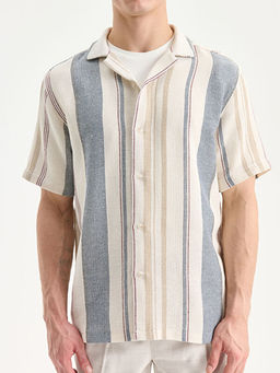 Regular Fit ?izgili Erkek G?mlek