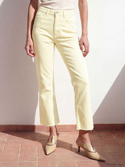 Джинсы Crop Flare Kadın Jean Pantolon женские
