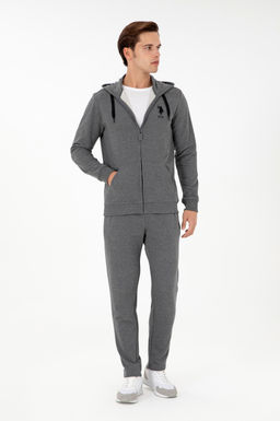 Мужские спортивные штаны антрацитового меланжа Неожиданная скидка в корзине