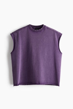 Camiseta sin mangas boxy Oversized Fit - H&m фото 3