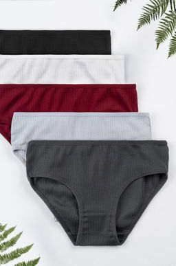 Трусы для девочки в рубчик 5шт. Happyfox