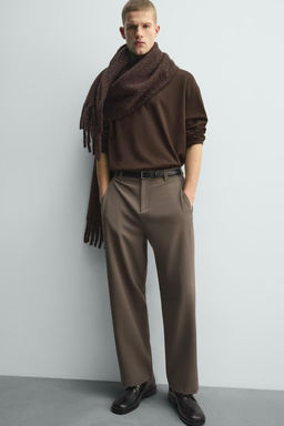 PLEATED RELAXED FIT TROUSERS - Zara фото 5