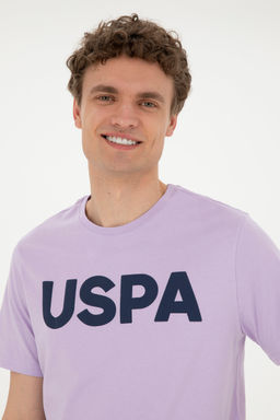 Мужская сиреневая базовая футболка Неожиданная скидка в корзине - U.s. polo assn фото 9