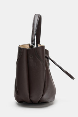 MINI BUCKET BAG WITH TOPSTITCHING - Zara фото 4