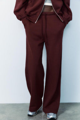 STRAIGHT-LEG PLUSH TROUSERS - Zara фото 29