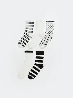 Desenli Kad?n Soket ?orap 5li