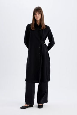 Regular Fit Uzun Kollu Gomlek Tunik