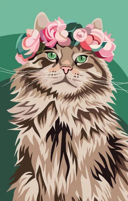 Держатель для карт Beautiful cat (6,5 х 9,5 см)