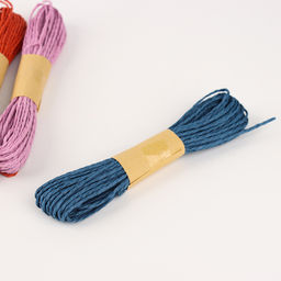 Рафия «Долина», длина 1 шт. — 10 м., набор 6 шт., цвет МИКС