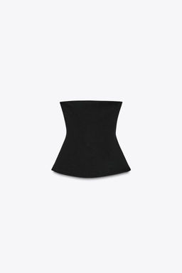 INTERLOCK BANDEAU TOP - Zara фото 6