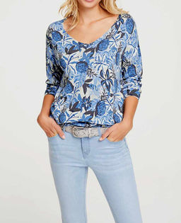 Пуловер, синий