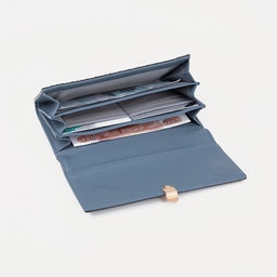 Кошелёк на магните, цвет синий - Simaland фото 4