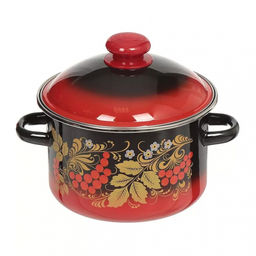 ЭМ_Кастрюля 3,0 л сфер. РЯБИНА ЧЕРНАЯ ОБОД арт. 7МС181Р