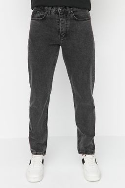TRENDYOL MAN Antrasit %100 Pamuk Straight Fit Jeans TMNAW23JE00105 - Trendyolmilla фото 4