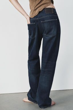 TRF LOW-RISE BAGGY TAPERED JEANS - Zara фото 12