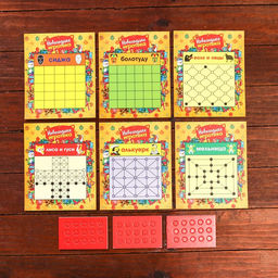 Цена за 5 шт. Подарочная коробка Новогодняя игротека+комплект игр внутри, 22,6 х 5,8 х 31,3 см - Simaland фото 6