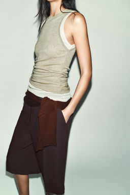 DOUBLE RUSTIC TOP - Zara фото 4