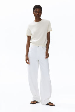 Top de punto fino con ribetes de encaje - H&m фото 4