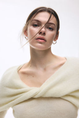 Top en mezcla de mohair con detalle girado - H&m фото 4