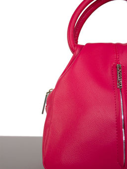 LACCOMA сумка Кармэн-24-L815-маджента эко кожа хлопок  фото 3